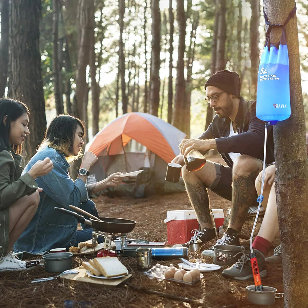 RAVIK Gravity Water Bag + Storage Bundle